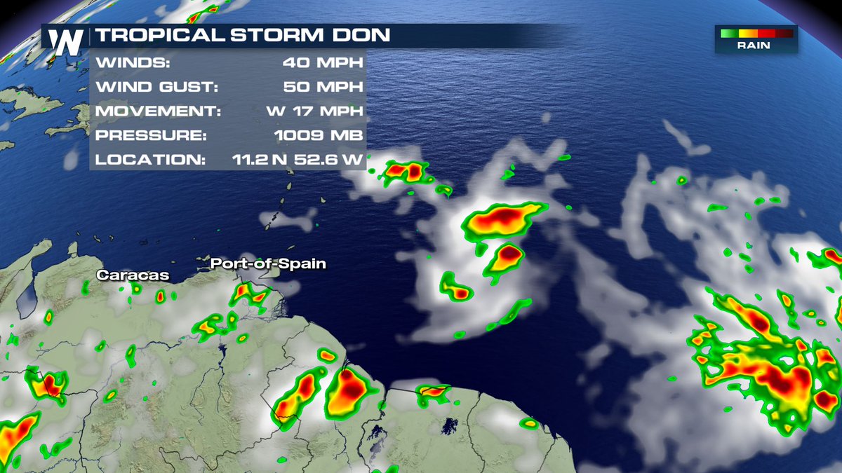 Tropical Storm Don Forms in the Atlantic WeatherNation