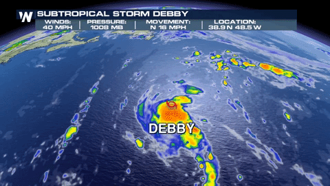 Subtropical Storm Debby Forms!