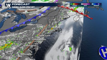 Severe Storm Chances for the East Coast Today